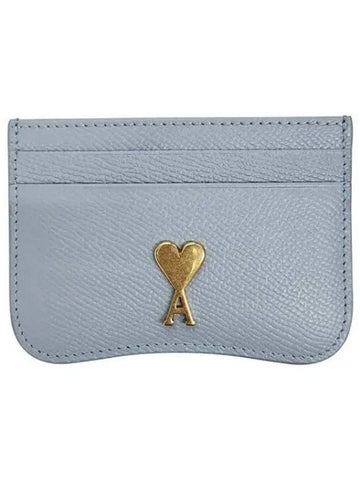 heart logo PARIS card holder wallet Cle 41194012 1095905 - AMI - BALAAN 1