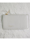 Fragment Zipper Card Wallet Blanc Vintage - SAINT LAURENT - BALAAN 4