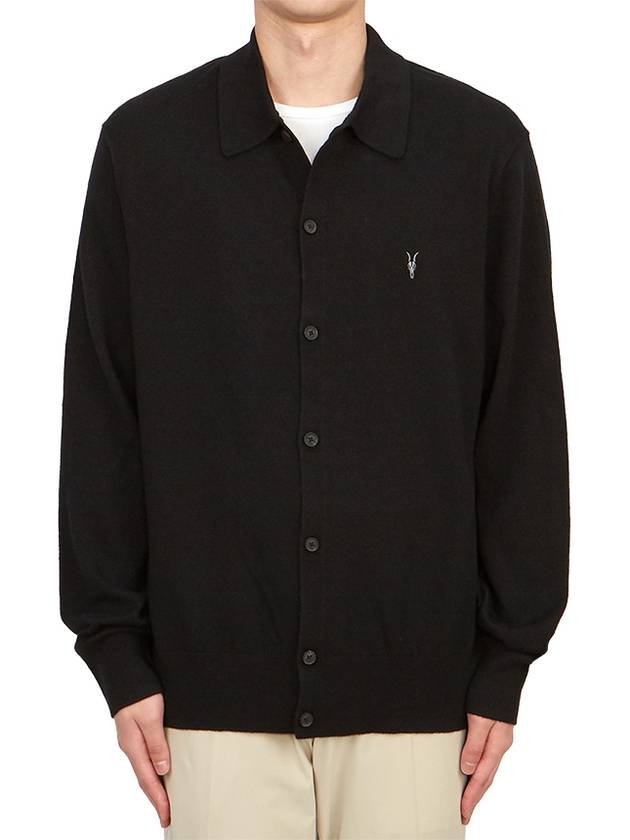 Kilburn Men's Cardigan MK044Z BLACK - ALLSAINTS - BALAAN 2