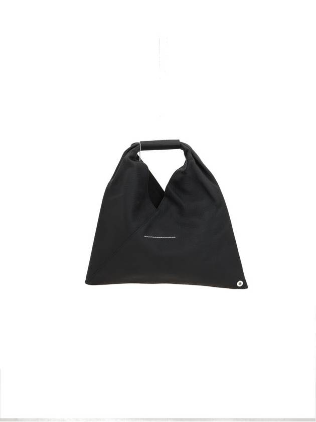 Japanese Leather Mini Tote Bag Black - MAISON MARGIELA - BALAAN 3