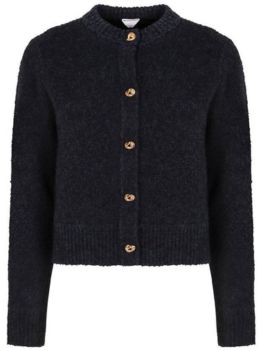 Bottega Veneta Cardigan In Bouclé Wool - BOTTEGA VENETA - BALAAN 1