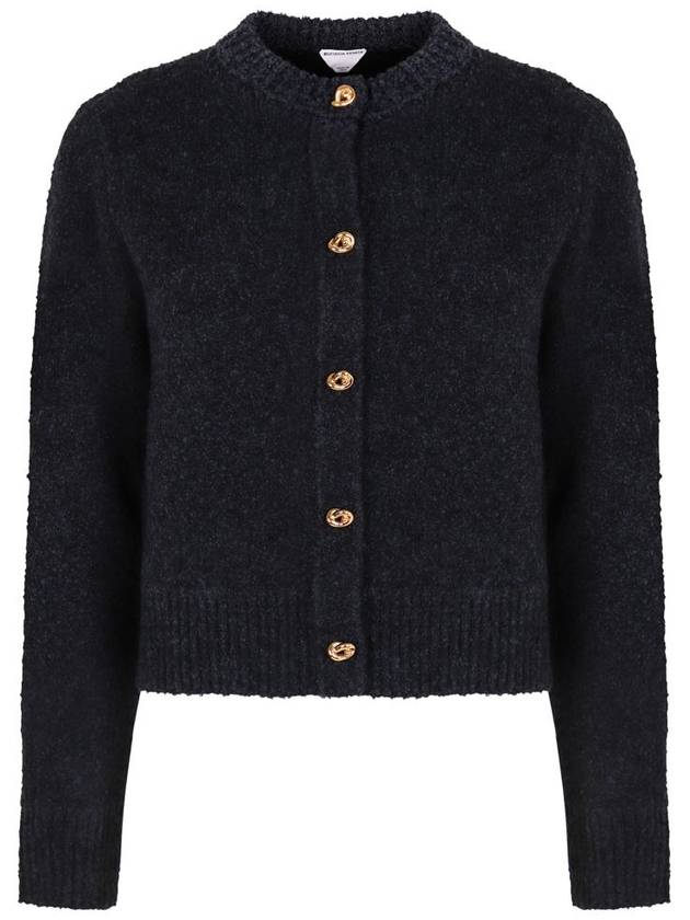 Bottega Veneta Cardigan In Bouclé Wool - BOTTEGA VENETA - BALAAN 1