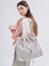 CHAIN STRING BAG BEIGE GRAY - MACNI - BALAAN 2