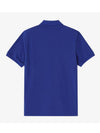 Fox Head Patch Classic Short Sleeve Polo Shirt Blue - MAISON KITSUNE - BALAAN 3