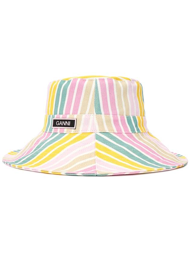 23 ss striped bucket hat A4773 999 B0230432263 - GANNI - BALAAN.