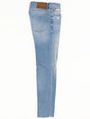 IKALOOK Light Blue Damage Tapered Fit Jeans JN132 - IKALOOOK - BALAAN 3