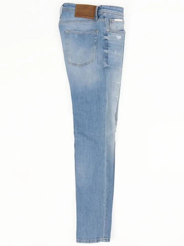 IKALOOK Light Blue Damage Tapered Fit Jeans JN132 - IKALOOOK - BALAAN 3