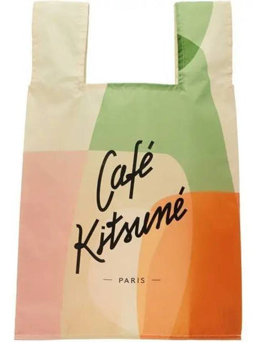 Women s Multicolor Cafe Tote Bag 222389F049006 270383 1147841 - MAISON KITSUNE - BALAAN 1