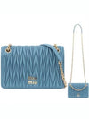 Matelasse Nappa Leather Mini Bag Marina Blue - MIU MIU - BALAAN 2