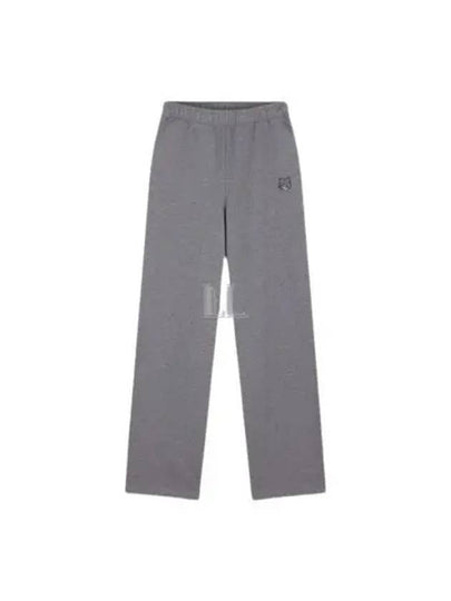 Bold Fox Head Patch Relaxed Jogger Track Pants Grey - MAISON KITSUNE - BALAAN 2