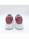 Court Trainer Glitter Tab Low Top Sneakers White - ALEXANDER MCQUEEN - BALAAN 5