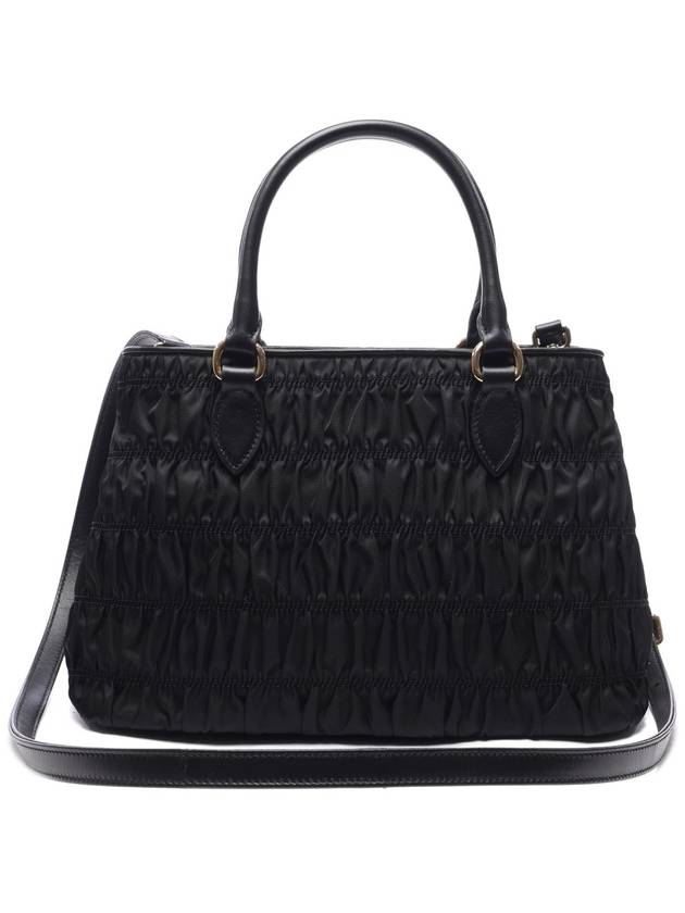 Logo Tote Bag Black - PRADA - BALAAN 5