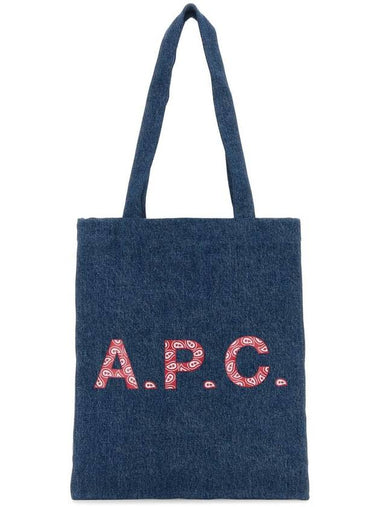 Lou Tote Bag Navy - A.P.C. - BALAAN 1