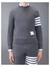 4 Bar Loopback Jersey Sweatshirt Dark Grey - THOM BROWNE - BALAAN 2