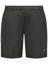 Stone Island B0943 Nylon Metal in Econyl Regenerated Nylon Swimming Trunk Dark Gray 7715B0943V0065 - STONE ISLAND - BALAAN 1