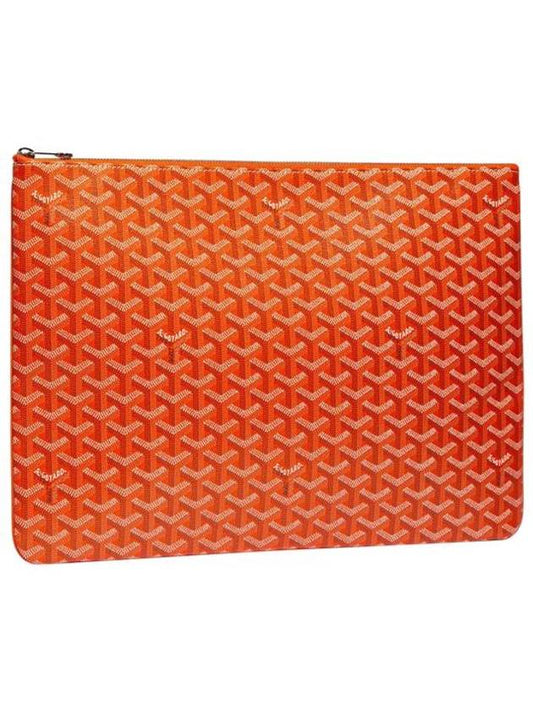 Senna GM Clutch Bag Orange - GOYARD - BALAAN 1