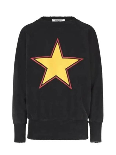 Women's Print Sweatshirt Black - GIVENCHY - BALAAN 2