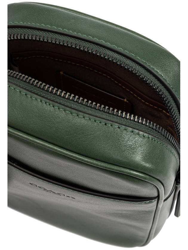 Coach Leather Shoulder Bag, Men's, Green - COACH - BALAAN 5