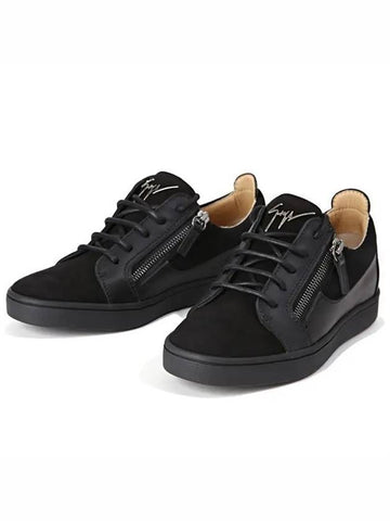 RW70002 NERO black velvet sneakers - GIUSEPPE ZANOTTI - BALAAN 1