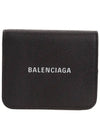 Everyday Logo Bicycle Wallet Black - BALENCIAGA - BALAAN.