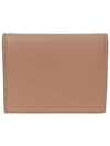 V Logo Signature Flap Compact Half Wallet Rose Canel - VALENTINO - BALAAN 4