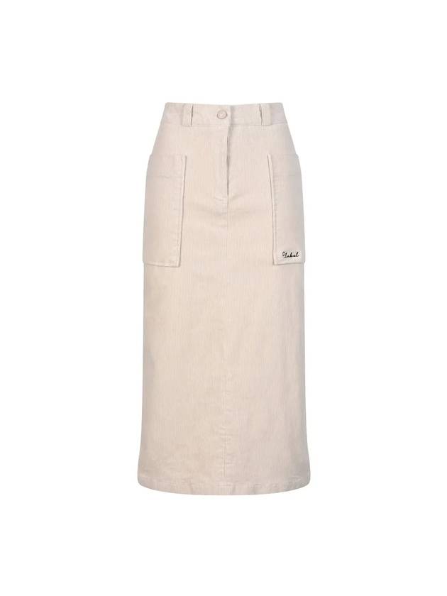 Corduroy pocket long skirt MW3WS686 - P_LABEL - BALAAN 2