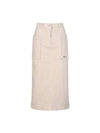 Corduroy pocket long skirt MW3WS686 - P_LABEL - BALAAN 1