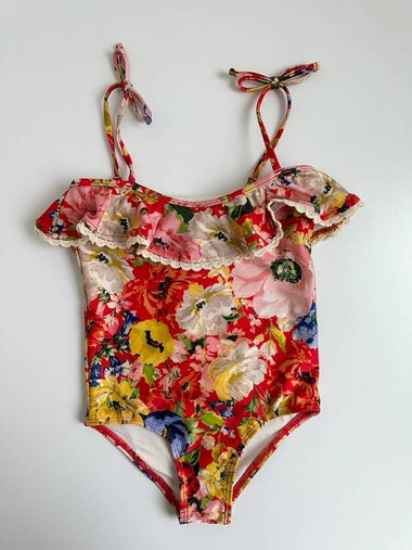 Kids Swimsuit Red 3110WRS241 Girls 6 8A - ZIMMERMANN - BALAAN 1