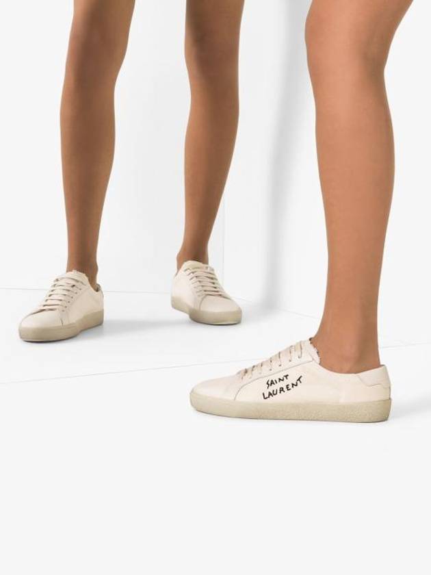 Court Classic SL/06 Sneakers Cream - SAINT LAURENT - BALAAN 5