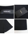 Medusa Embroidery Cotton Short Sleeve T-shirt Black - VERSACE - BALAAN 7