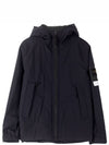 Primaloft Insulation Soft Shell-R Hooded Jacket Navy - STONE ISLAND - BALAAN 2