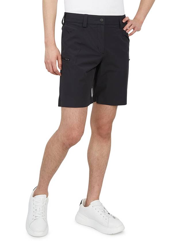 Nylon Cotton Shorts Black - MONCLER - BALAAN 6