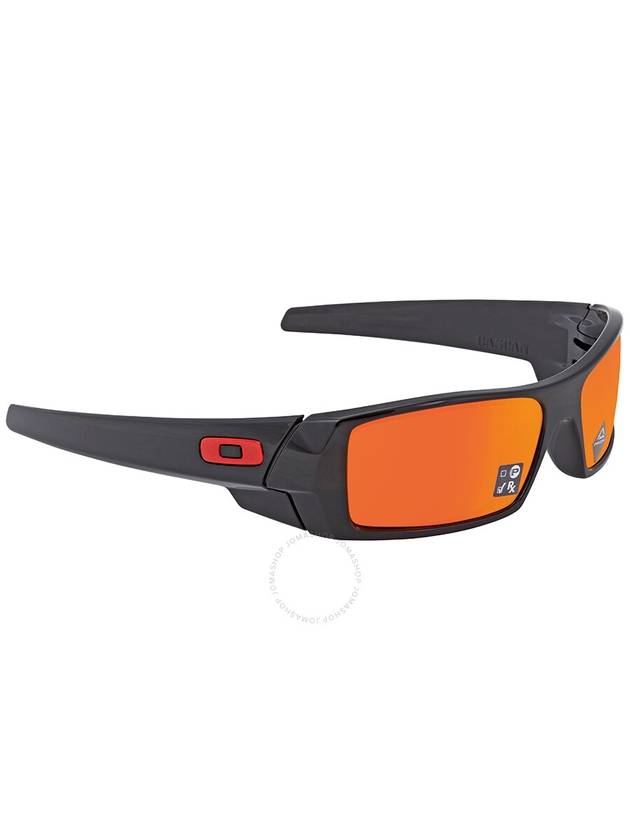 Eyewear Gascan Matte Rectangle Sunglasses Black - OAKLEY - BALAAN 3