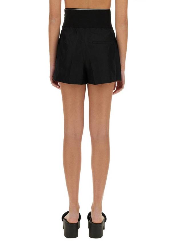 Safari Shorts in Cotton Tailoring Black - ALEXANDER WANG - BALAAN 4