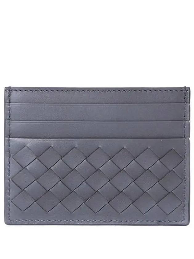 Intrecciato Classic Card Wallet Dark Grey - BOTTEGA VENETA - BALAAN 3