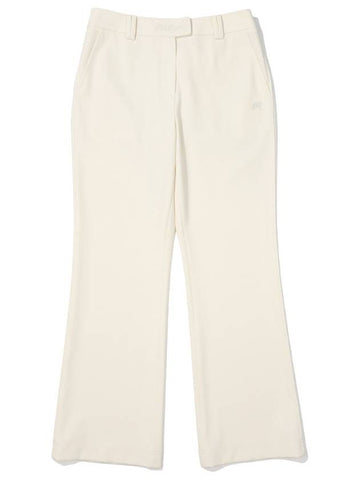 Side point performance pants CREAM WOMAN - MALBON GOLF - BALAAN 1