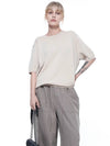 Women s CRHK BE Cool Round Half Knit Beige - CHANCE'S NOI - BALAAN 2