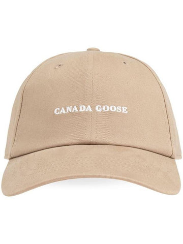 Logo Ball Cap Beige - CANADA GOOSE - BALAAN 1