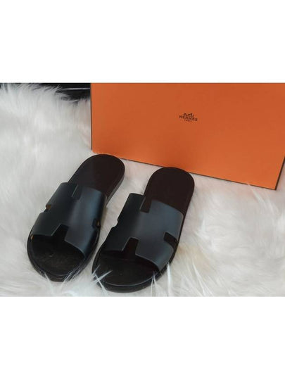 Izmir Leather Slippers Mocha - HERMES - BALAAN 2