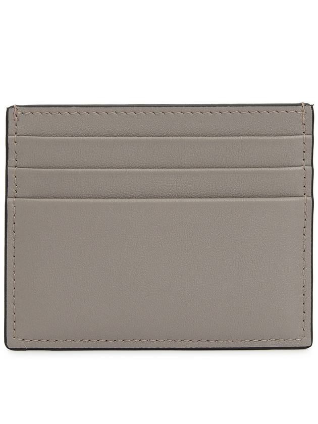 V Logo Signature Card Wallet Grey - VALENTINO - BALAAN 3