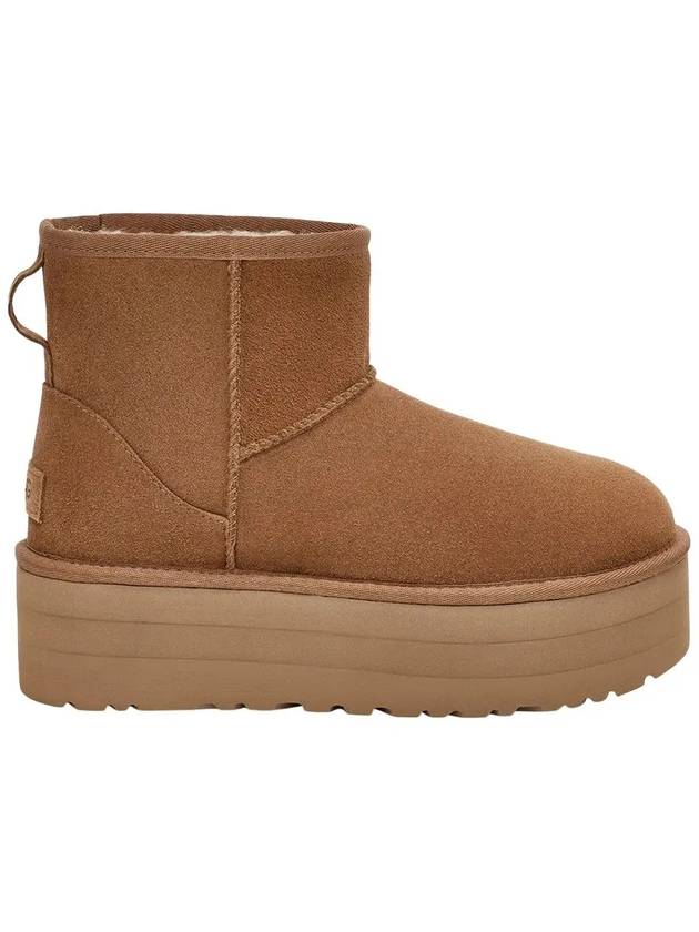 Classic Mini Platform Suede Winter Boots Chestnut - UGG - BALAAN 6