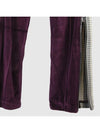 Men's Logo CHENILL Track Pants CA007F19469007 9501 PURPLE WHITE PLC006pu - PALM ANGELS - BALAAN 5