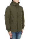 Logo Wappen Patch Hooded Jacket Green - STONE ISLAND - BALAAN 5