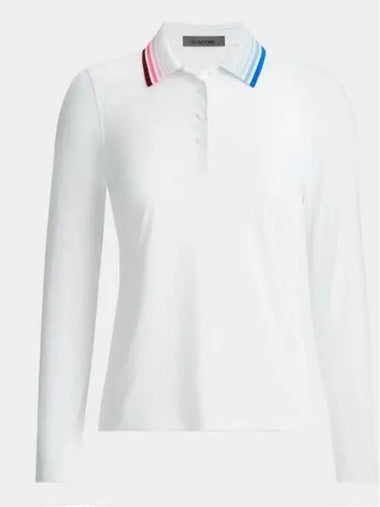 G FORE SILKY TECH NYLON LONG SLEEVE POLO GLP000050 SNO Women s - G/FORE - BALAAN 1