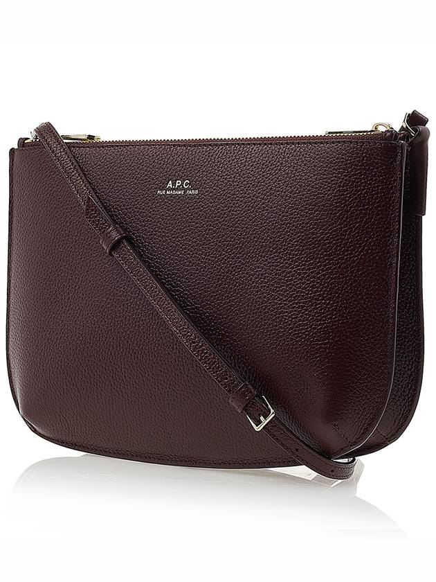 Women's Sarah Cross Bag Burgundy - A.P.C. - BALAAN 3