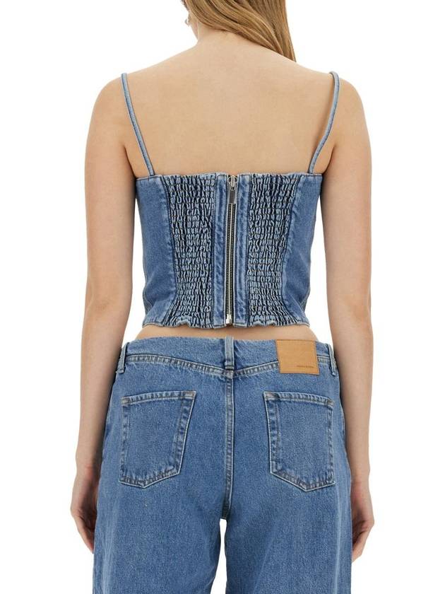 Magda Butrym Denim Corset - MAGDA BUTRYM - BALAAN 3