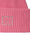 Face Applique Beanie Pink - ACNE STUDIOS - BALAAN 4