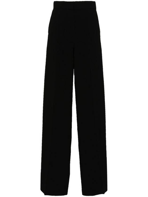 Max Mara Crepe Pants With Side Band Clothing - MAX MARA - BALAAN 1