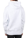 Milano Brushed Logo Print Hoodie White - MSGM - BALAAN 5