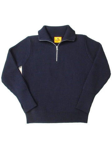 Navy half zip up - ANDERSEN-ANDERSEN - BALAAN 1